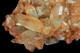 Natural, Red Quartz Crystal Cluster - Morocco #88912-2